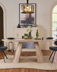 Andrew Hughes 6 Seater Dining Table - White Oak