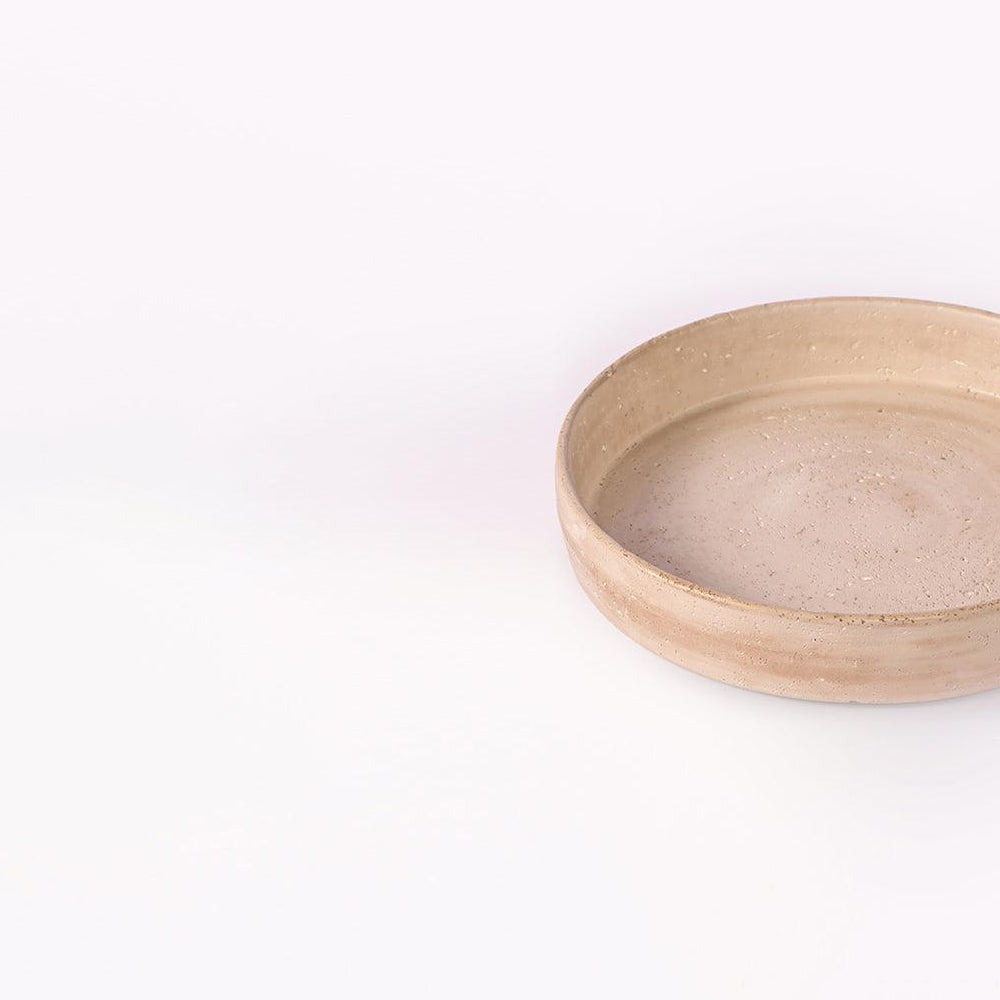 Amber Atrium Cement Bowl - Medium