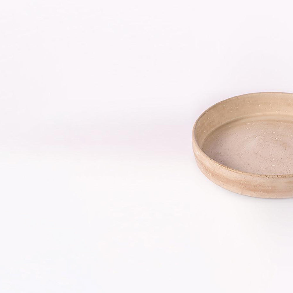 Amber Atrium Cement Bowl - Small