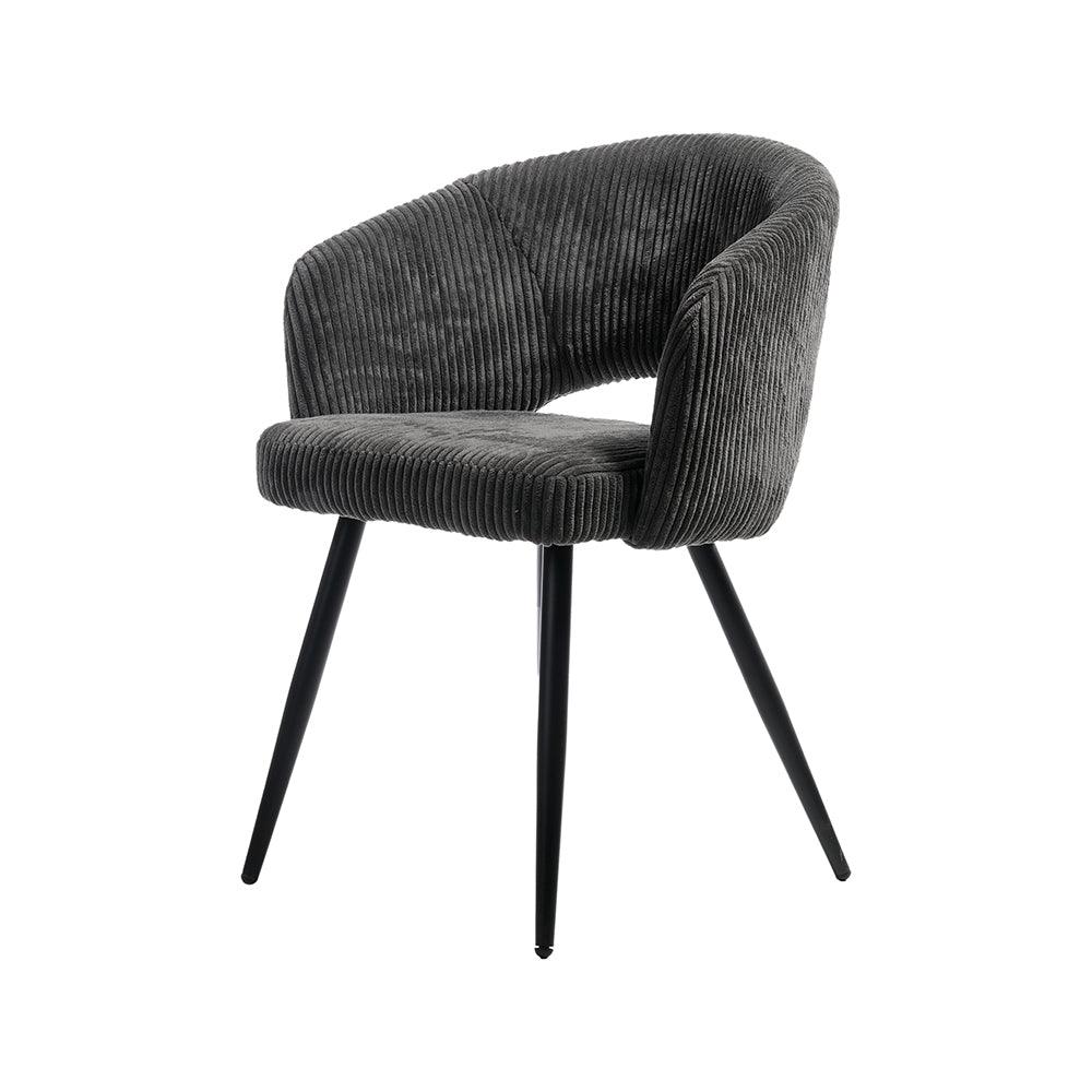 Iron Leaf Dining Chair - Grey