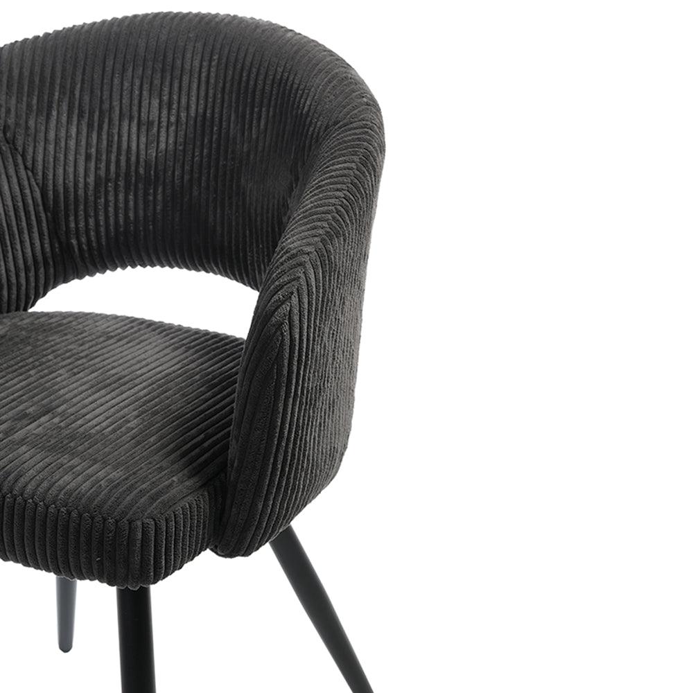 Iron Leaf Dining Chair - Grey