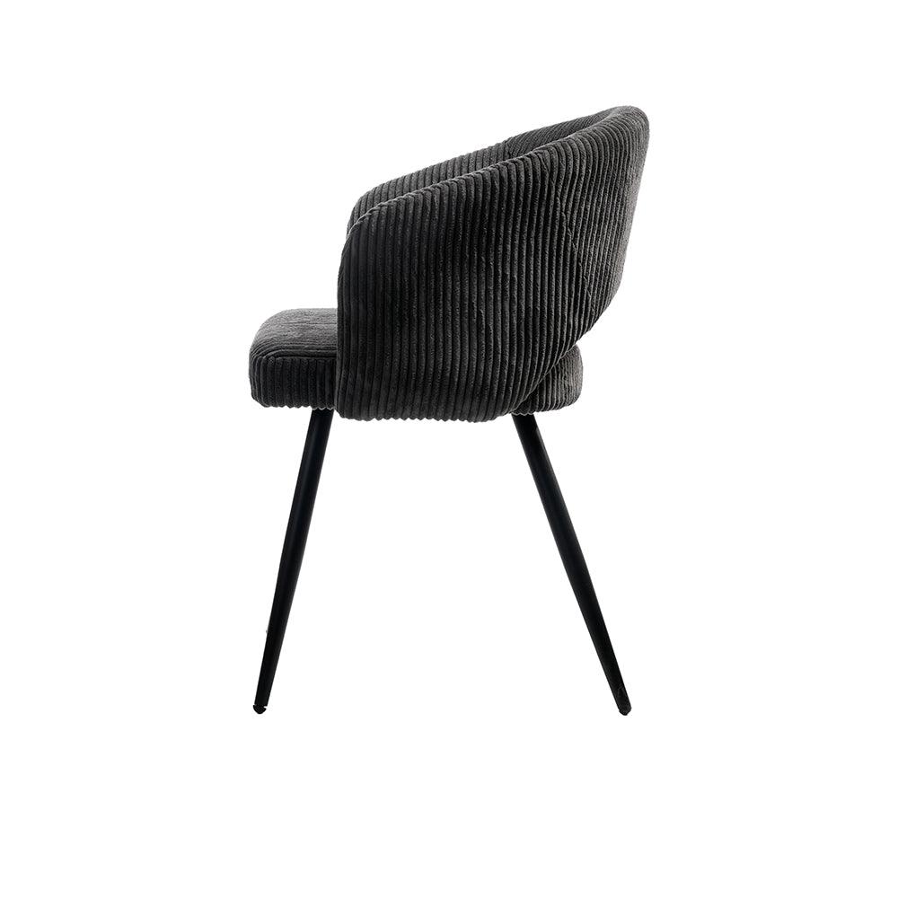 Iron Leaf Dining Chair - Grey