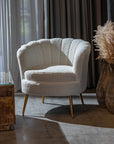 Alder Arbor Armchair - Ivory