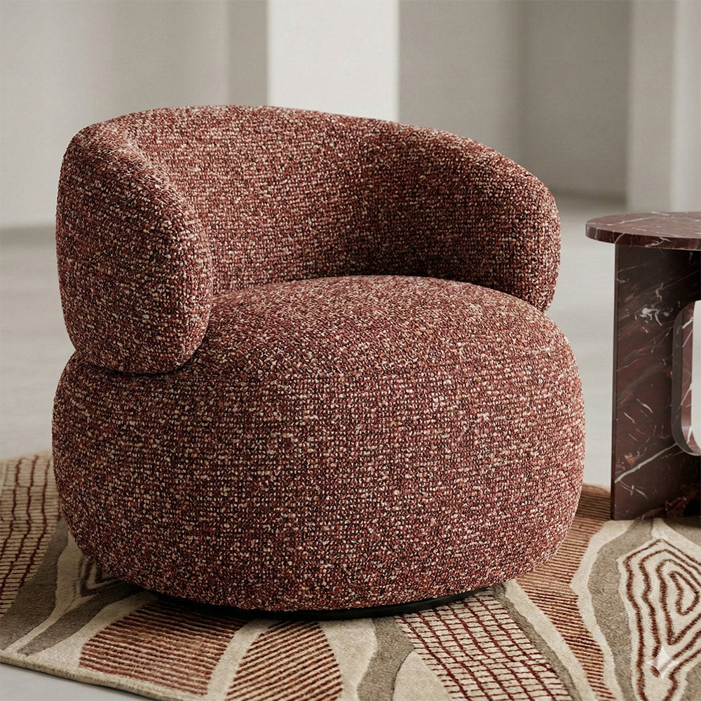 Velmora Erika Swivel Sofa - Red