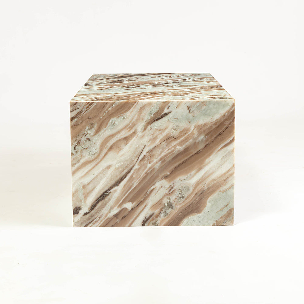 Butterscotch Indian Marble Coffee Table Set of 2