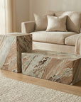 Butterscotch Indian Marble Set of 2 Table