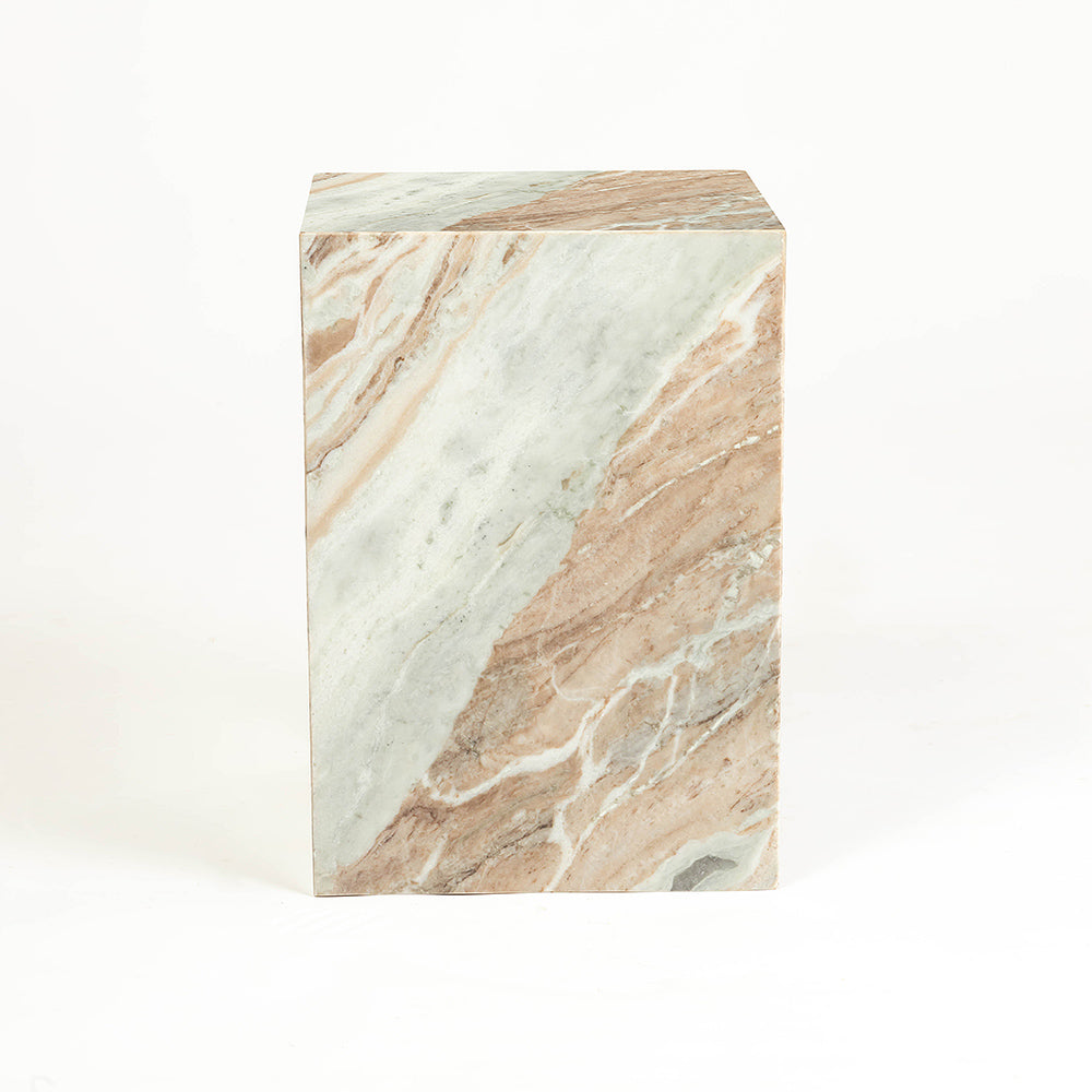 Butterscotch Indian Marble Square Coffee Table - Small