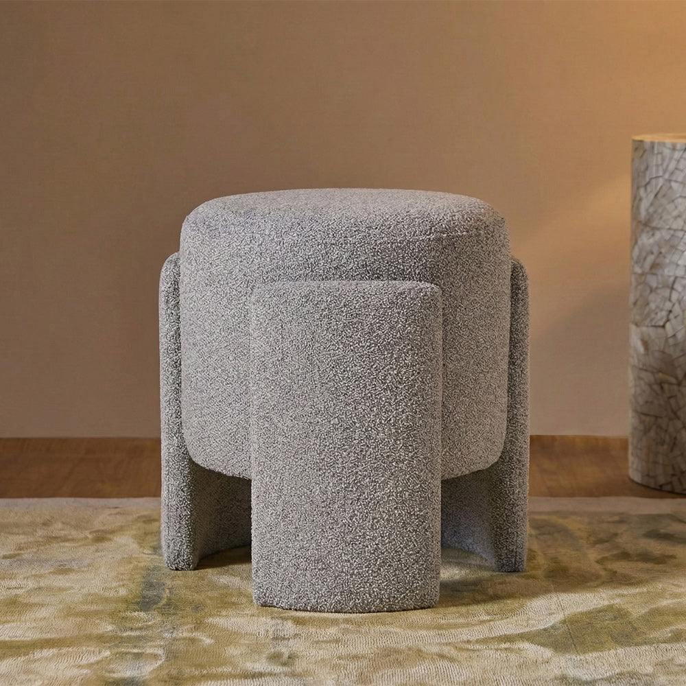 Zootie Linen Pouf