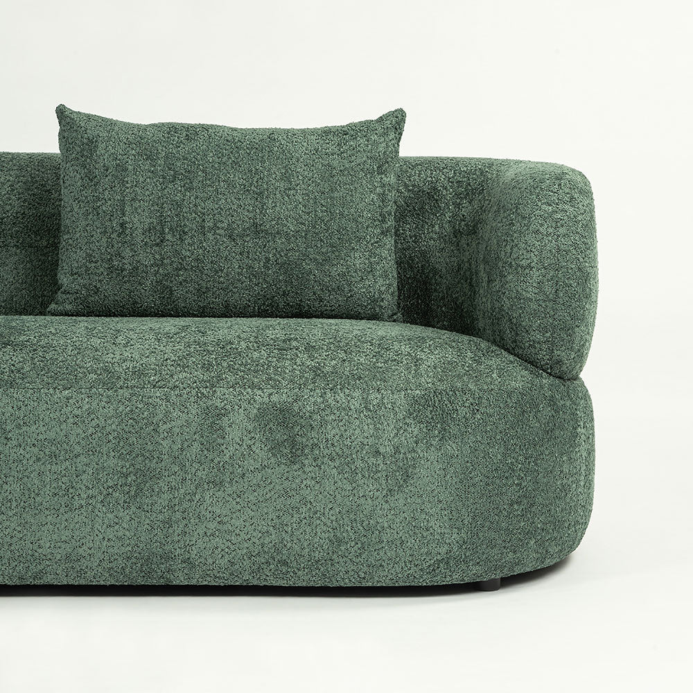 Breeze Boucle 5 Seater Sofa - Green