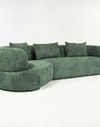 Breeze Boucle 5 Seater Sofa - Green