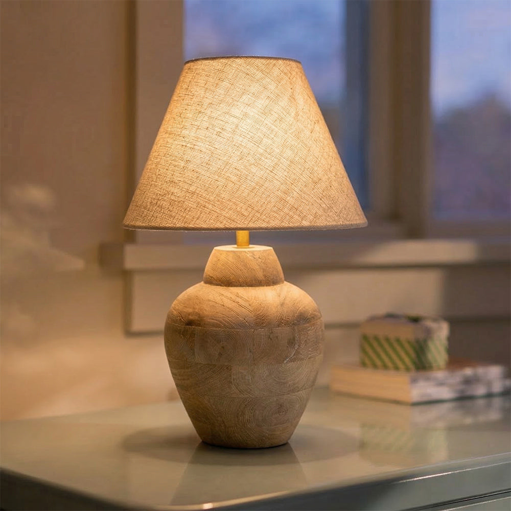 Kaus Wooden Table Lamp