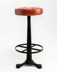 Macron Leather Bar Chair