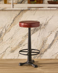 Macron Leather Bar Chair