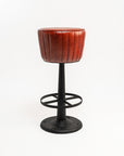 Aurelia Leather Bar Chair