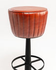 Aurelia Leather Bar Chair