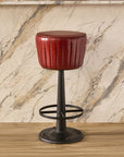 Aurelia Leather Bar Chair