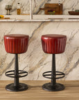 Aurelia Leather Bar Chair