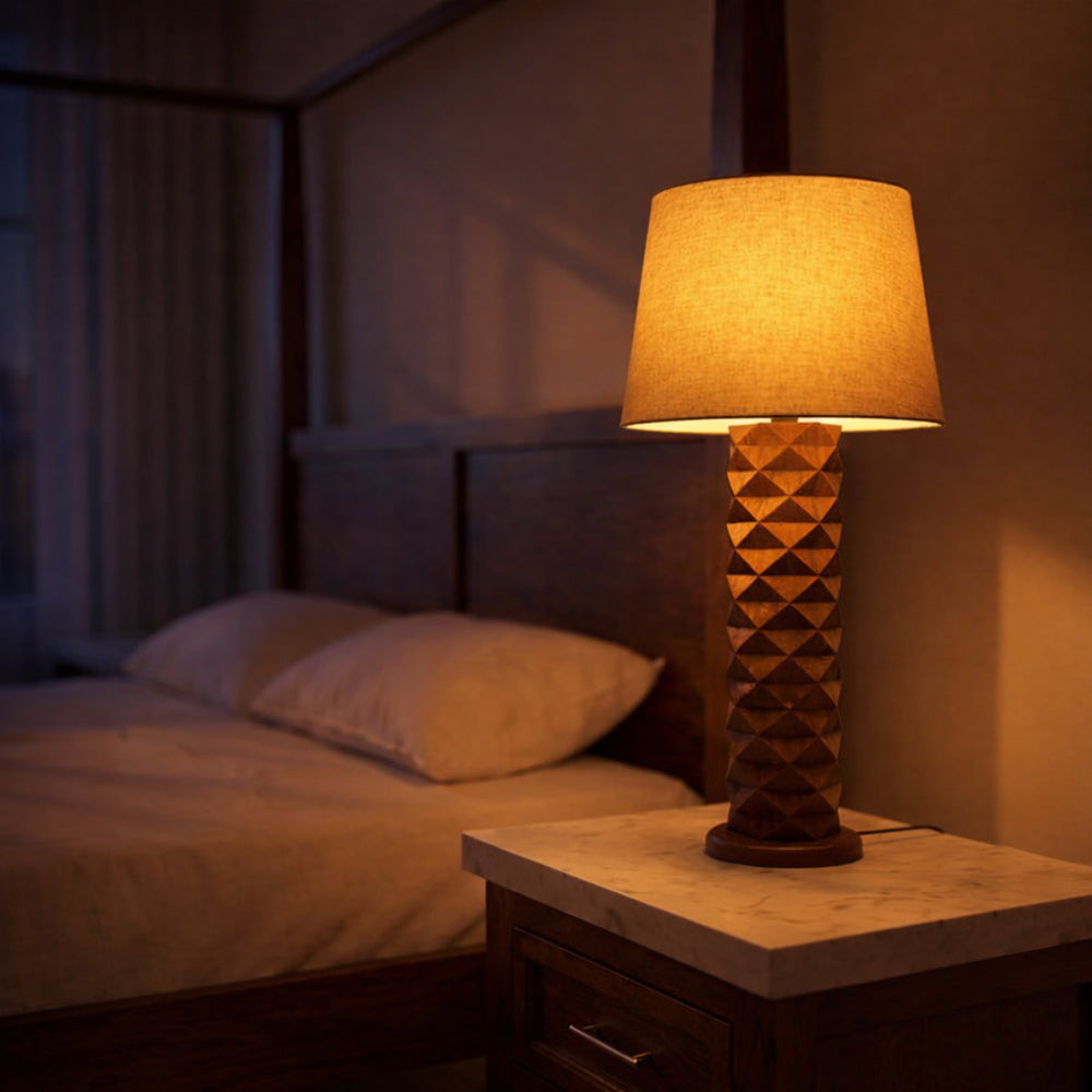 Akon Wooden Table Lamp