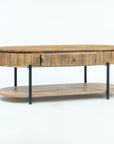 Wooden Syleen Coffee Table with Metal
