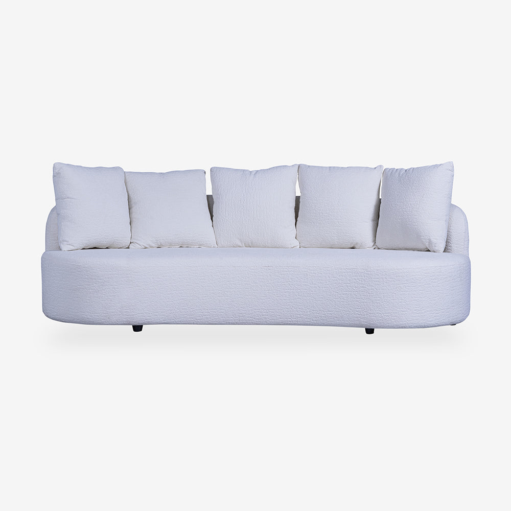 Isabella YewYield 3 Seater Sofa - White