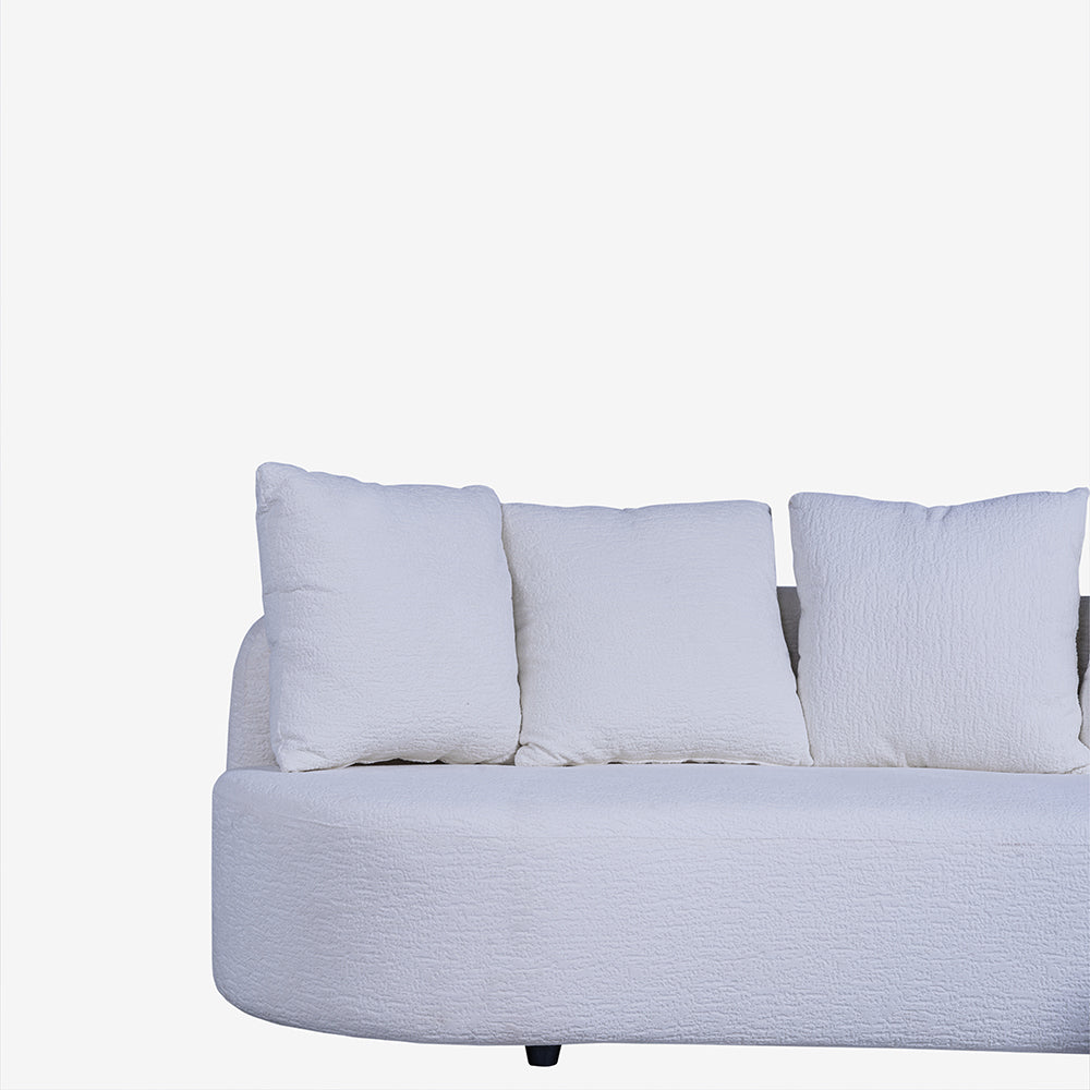 Isabella YewYield 3 Seater Sofa - White