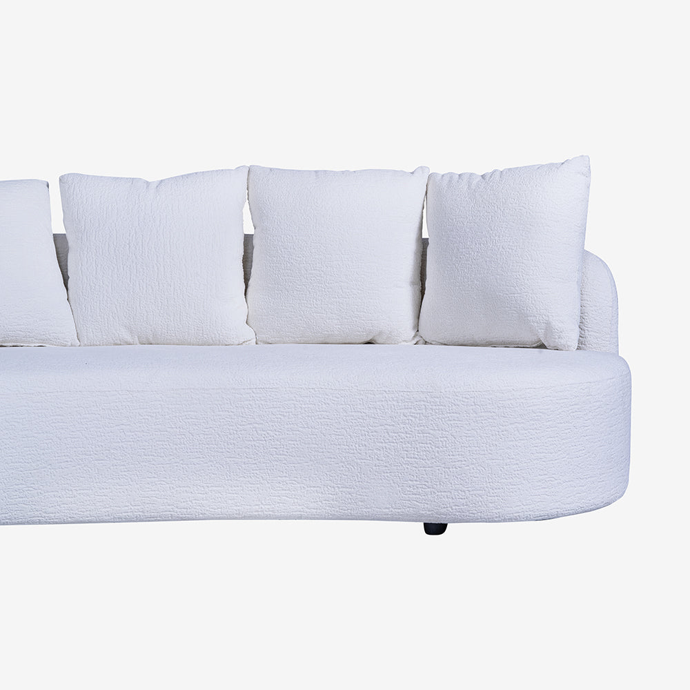 Isabella YewYield 3 Seater Sofa - White