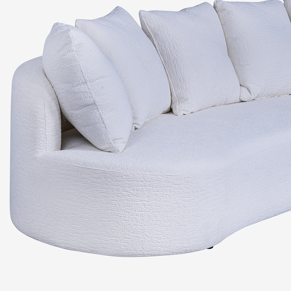 Isabella YewYield 3 Seater Sofa - White