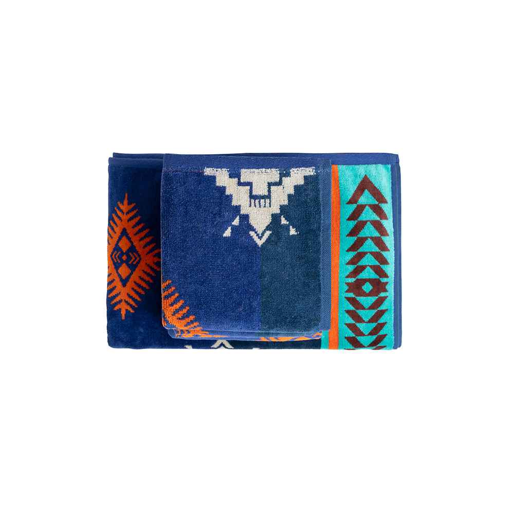 Tribal Rain Towel - SET OF 5 - 1 BT 2 FT 2 HT