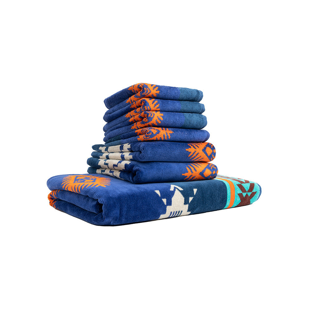 Tribal Rain Towel - SET OF 7 - 1 BT 2 FT 4 HT