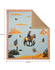 Lone Bronco Rider Throw