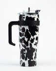 Wide Wyoming Tumbler In Black and White