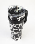 Wide Wyoming Tumbler In Black and White