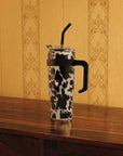 Wide Wyoming Tumbler In Black And White Without Tooling