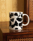 Sippin’ In The South Ceramic Mug In Black Leopard Print