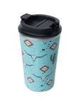 Western Trail Brew Stainless Steel Mug In Cactus Geometry