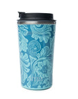 Western Trail Brew Stainless Steel Mug In Turquoise