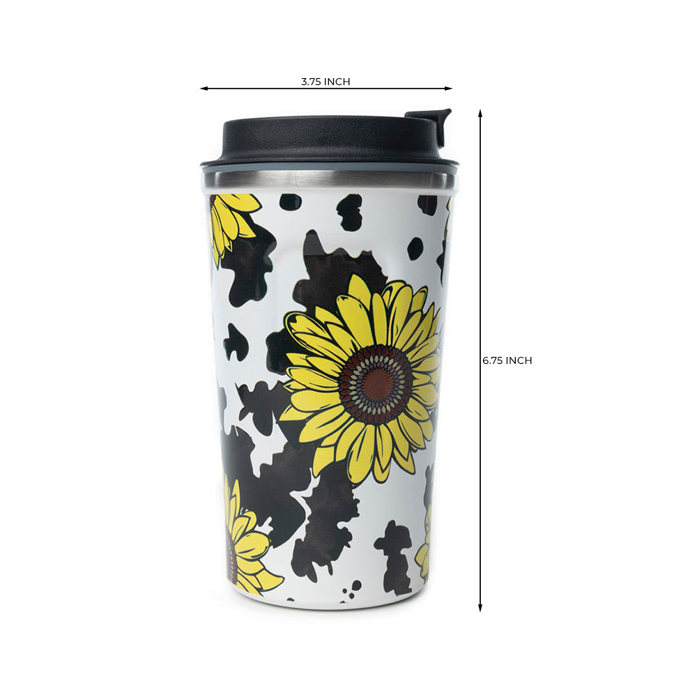 Western Trail Brew Stainless Steel Mug In Sunflower Yellow