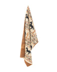 Stallion Spirit Knitted Cotton Kitchen Towel '' Set Of 2 '' In Sunset Gold