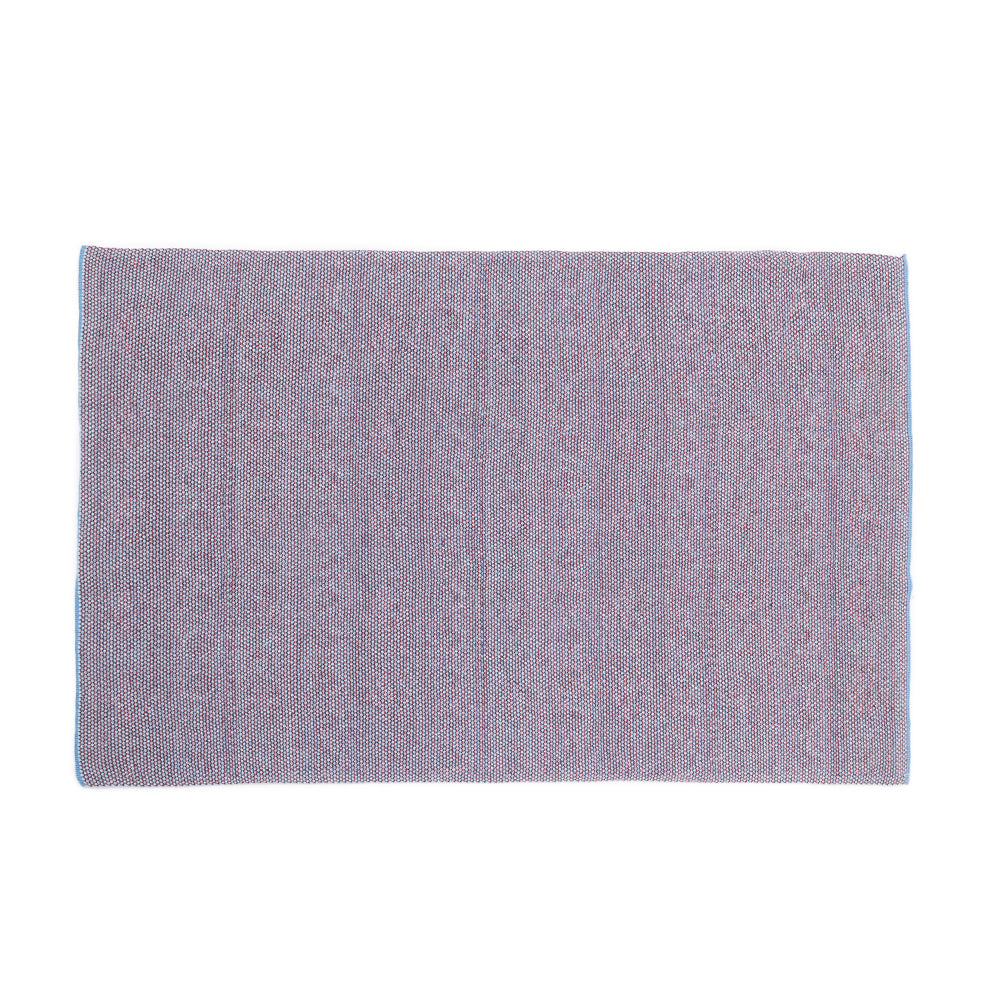 Navajo Nights Knitted Cotton Kitchen Towel '' Set Of 2 '' In Mesa Red