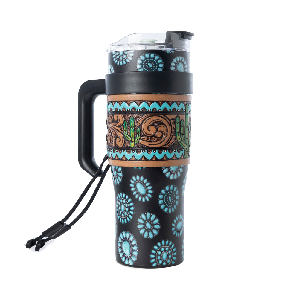 Wide Wyoming Tumbler In Black