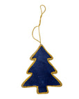 Jeweled Christmas Tree Ornament In Royal Blue