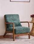 Blue Betty Arm Chair - Green