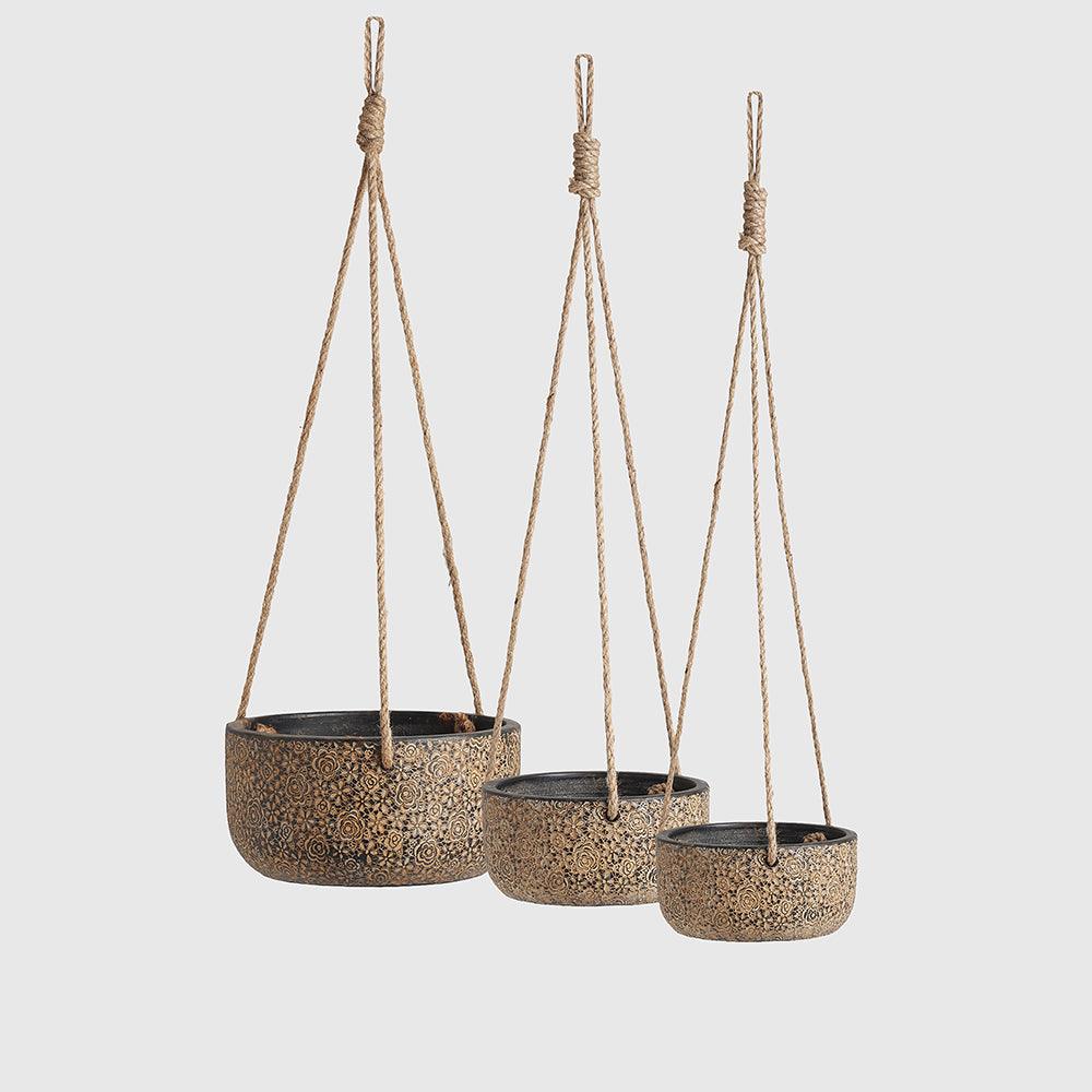 Gelya Hanging Pot set of 3 - Living Shapes