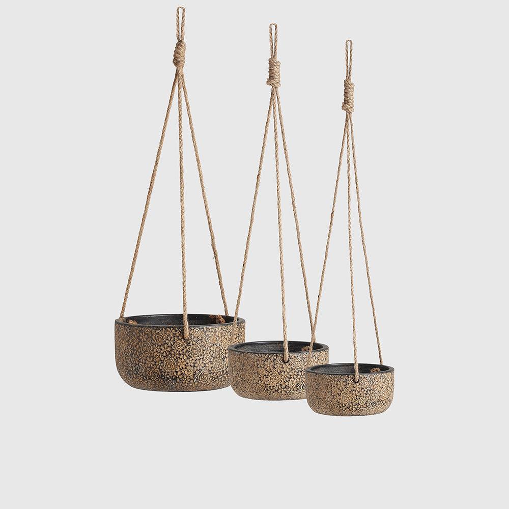 Gelya Hanging Pot set of 3 - Living Shapes