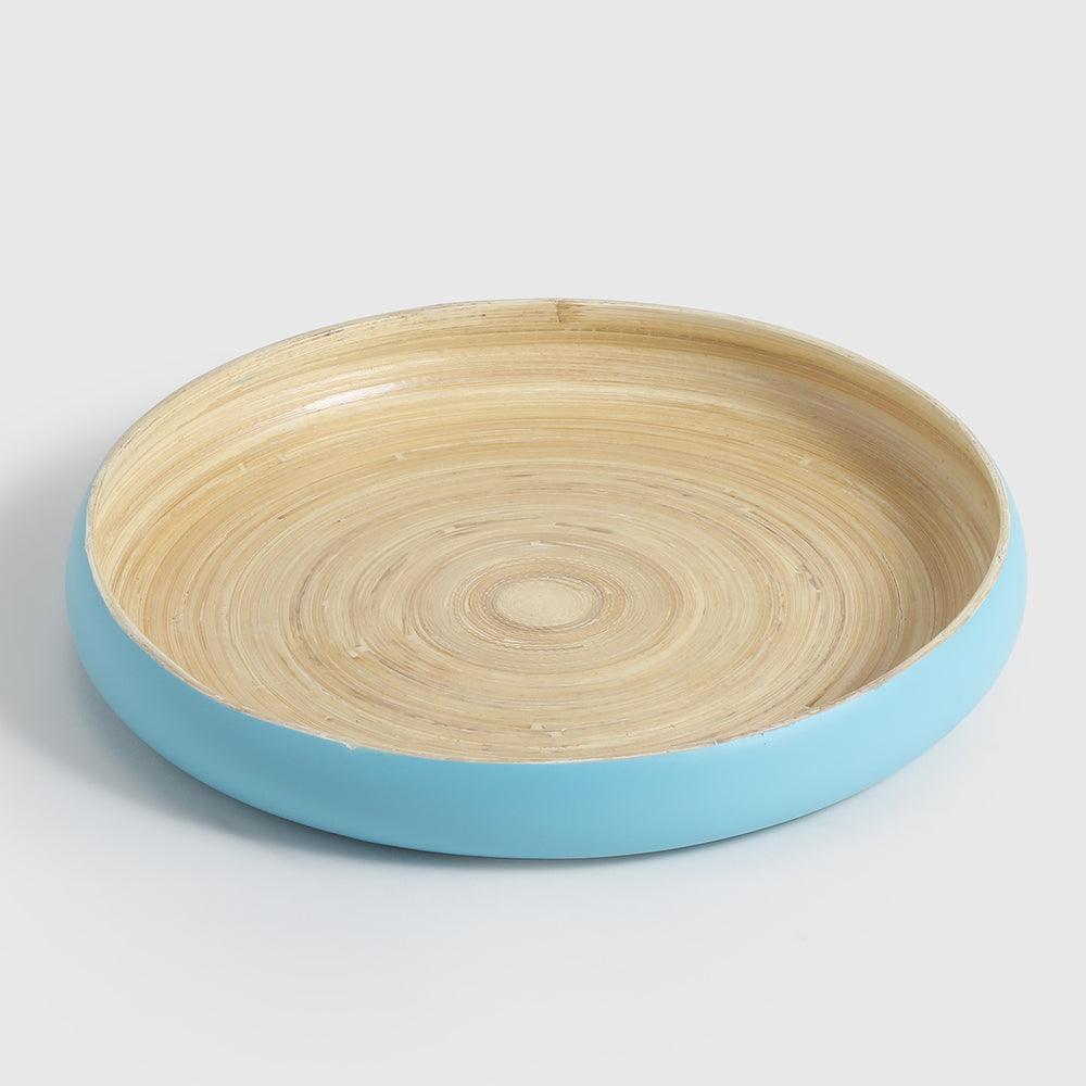 Maliya Bamboo Bowls Blue set of 3 - set of 3