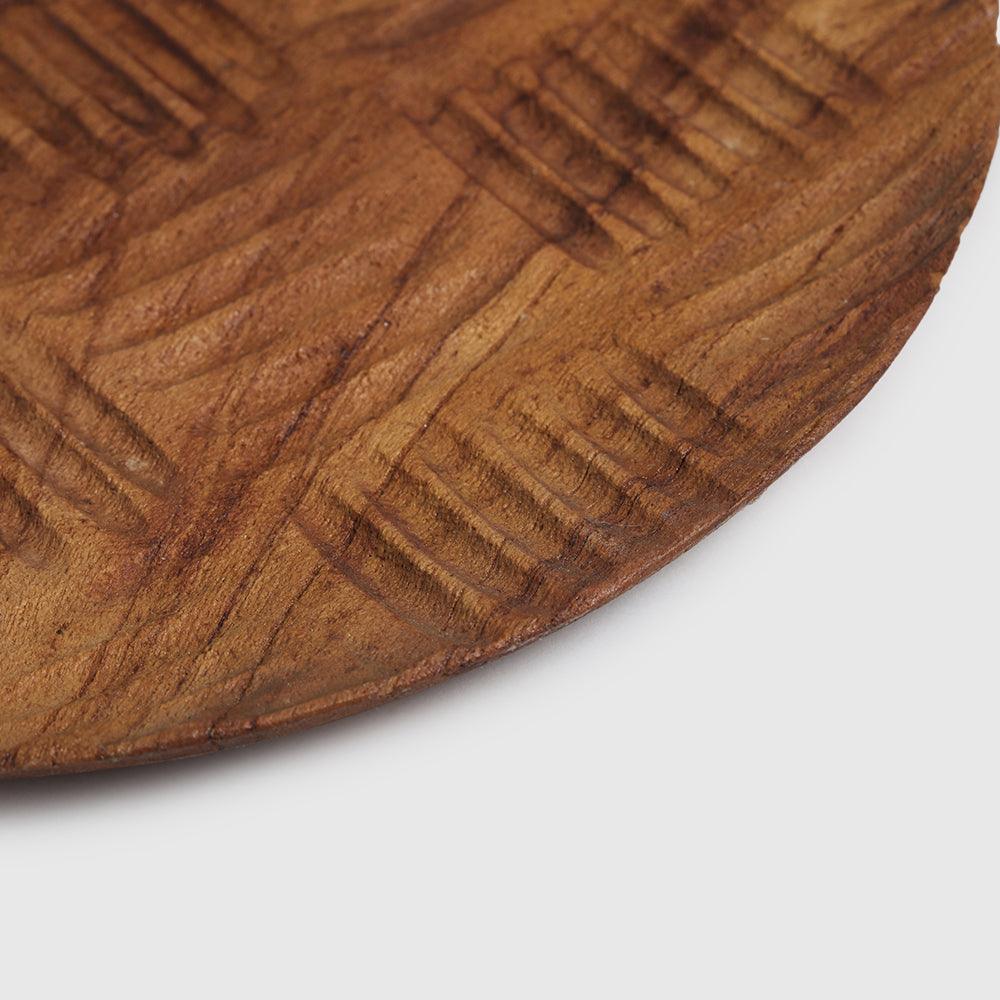 Danreb Wood Plate - Set Of 3