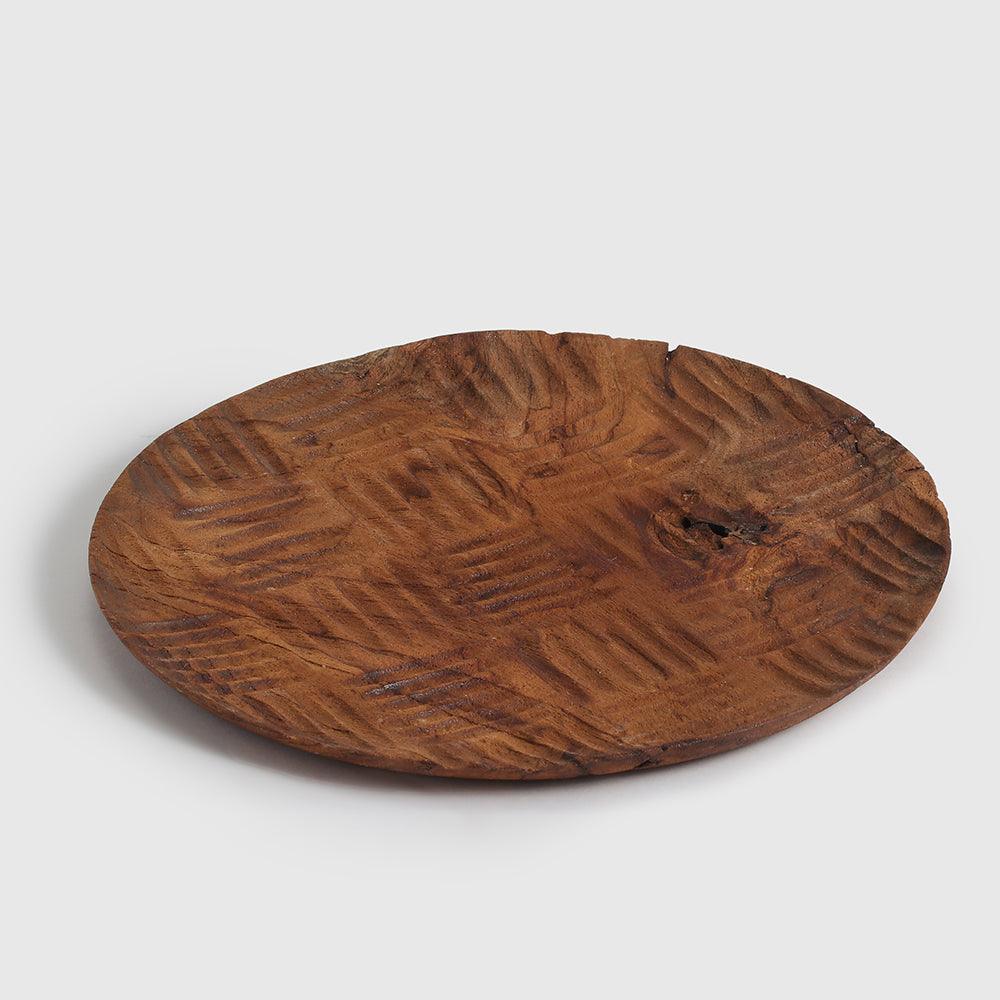 Danreb Wood Plate - Set Of 3