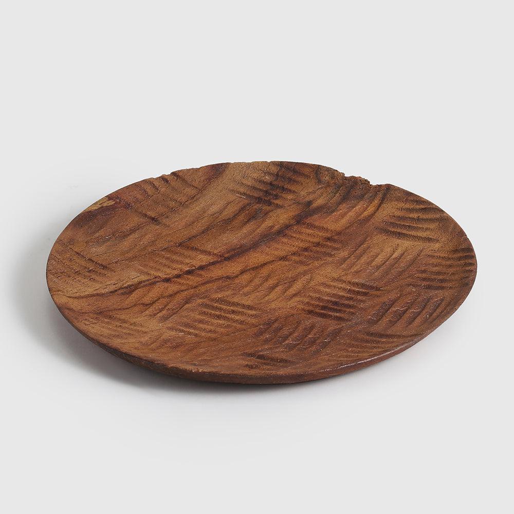 Danreb Wood Plate - Set Of 3