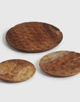 Amber Plate wood set of 3 - Living Shapes