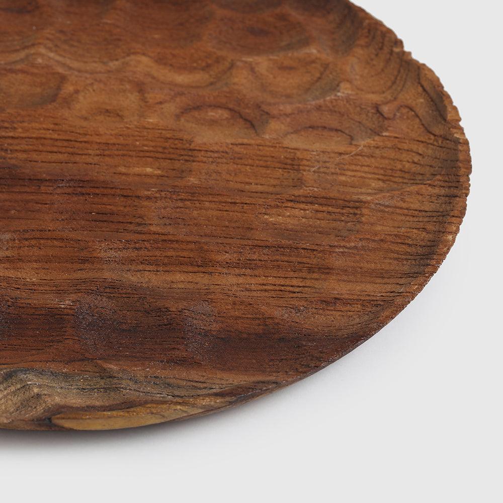 Amber Plate wood set of 3 - Living Shapes